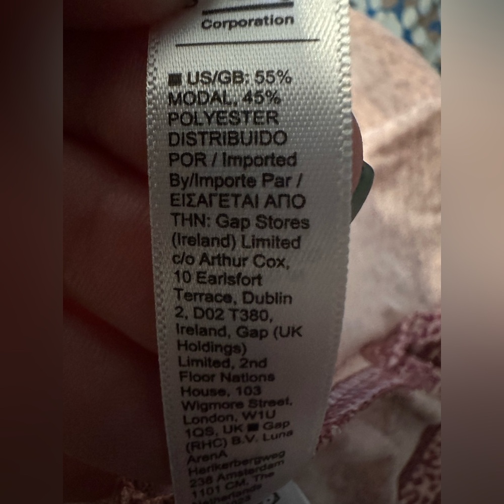 Athleta Women's Breezy Tank Top Micro Cheetah Bashful Rose XL NWOT - Picture 6 of 6